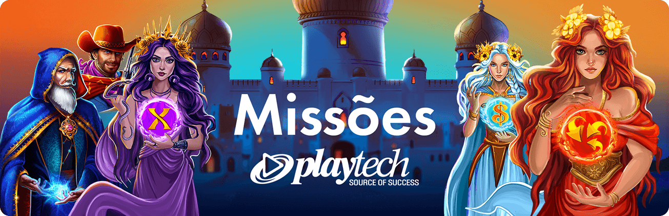 Descobre as Missões Playtech no BacanaPlay: completa desafios diários e ganha até 100€